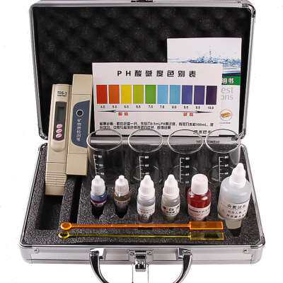 水质检测工具箱tds测试笔净水器饮用水检测器PH余氯试剂盒家用