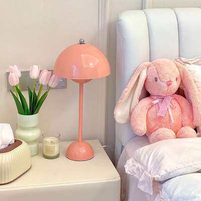 北欧创意花苞台灯卧室装饰床头灯梦照明充电触摸感应非必要不合作
