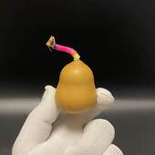 精品文玩天然小葫芦一物一图小胖墩粗腰手捻葫芦草里金手把件 包邮