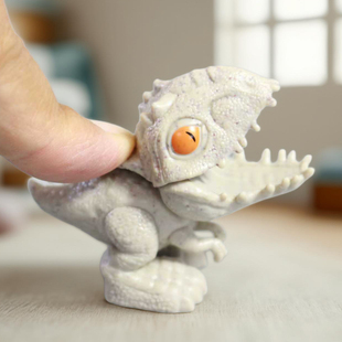 咬手指恐龙野兽公仔网红玩偶儿童玩具咬笔做笔帽创意文创盲袋盲盒