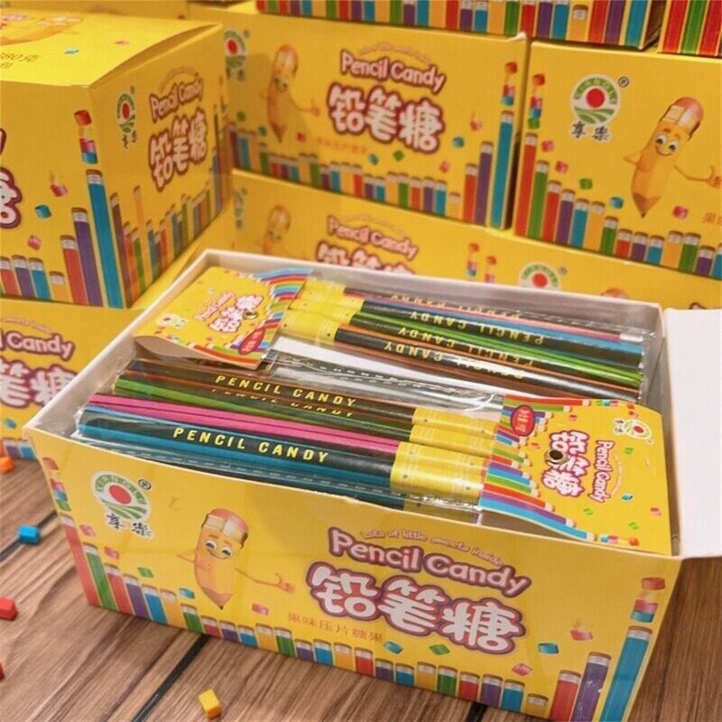 享乐铅笔糖儿童趣味零食