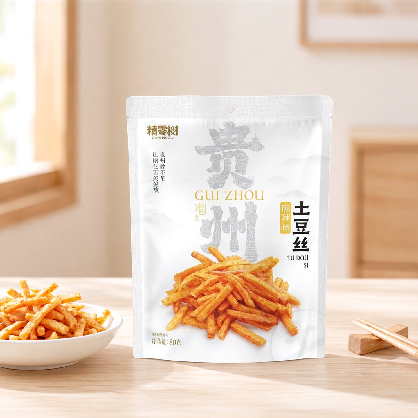 精零树贵州麻辣土豆丝160g