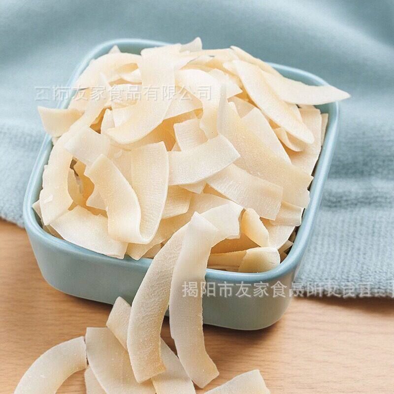 海南特产椰子脆片奶香大片即食零食椰子肉干薄脆块香烤椰片椰果干