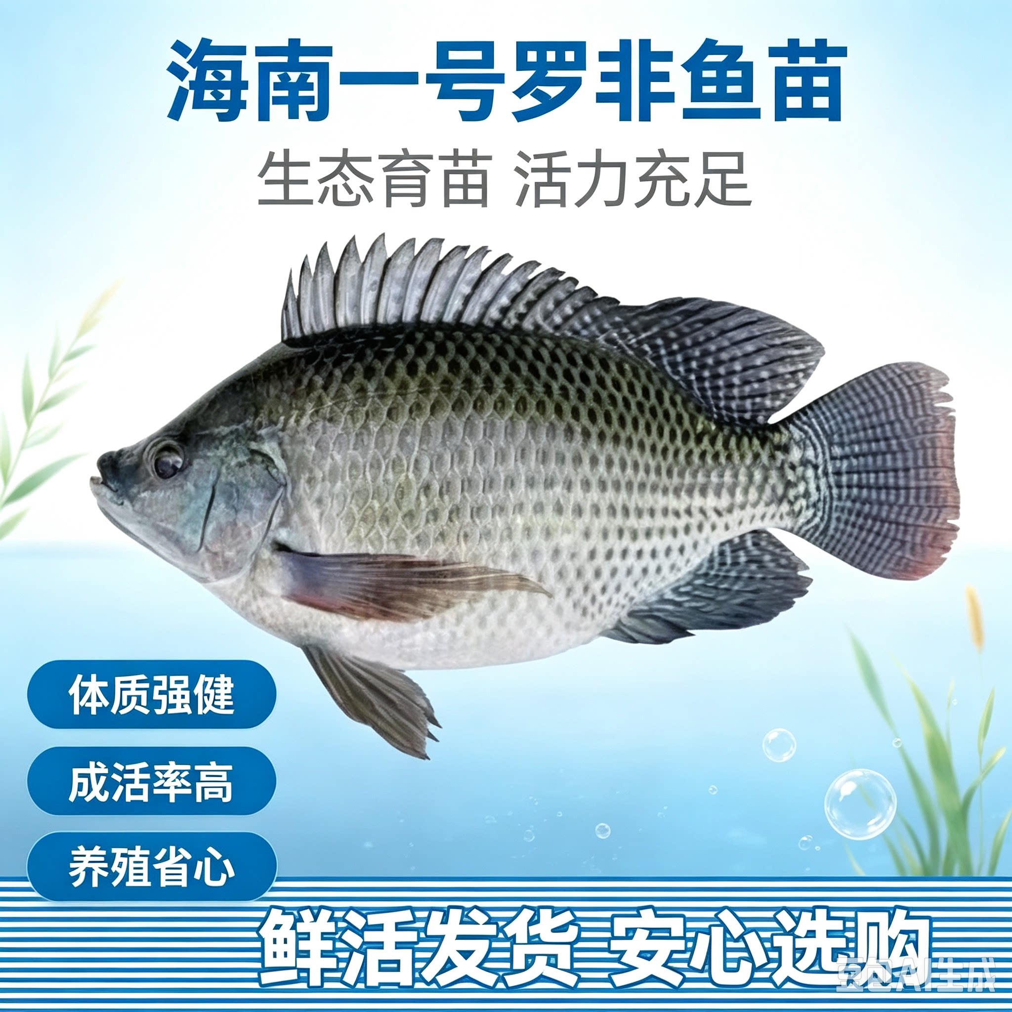 江苏罗非鱼苗新吉富单性图片