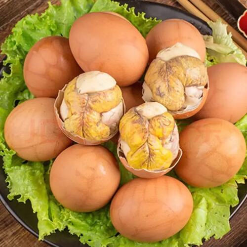 【红壳大蛋】正宗活珠子毛蛋活珠子毛蛋五香味香辣味开袋即食毛鸡