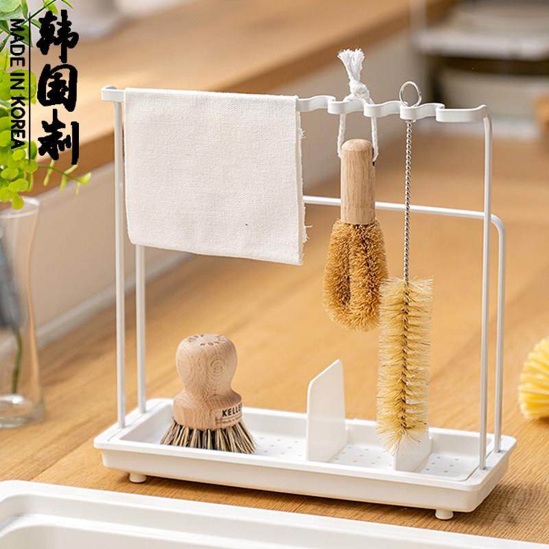 韩国进口洗碗抹布沥水架厨房水槽置物架水池台面杯刷海绵收纳挂架,厨房/烹饪用具,厨房置物架/置物柜/角架,淘宝优惠券,粉丝福利购,淘宝优惠卷