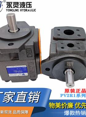 永灵液压叶片泵PV2R1-4/6/8/10/12/14/17/19/23/25/28/31/36RAF1