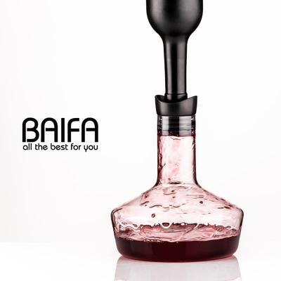 家用个性瀑布式呼吸式小号欧式创意带盖无铅红酒大容量快速醒酒器
