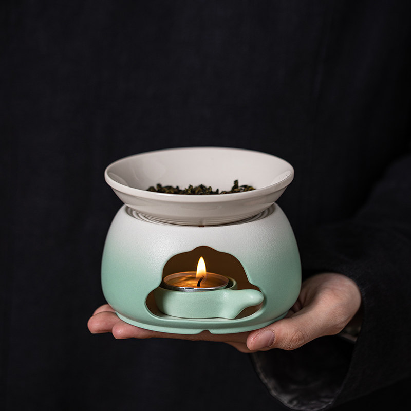 新中式天青侧把壶茶饮温茶器蜡烛加热煮茶底座保温暖提香创意茶具,餐饮具,煮茶炉,淘宝优惠券,粉丝福利购,淘宝优惠卷