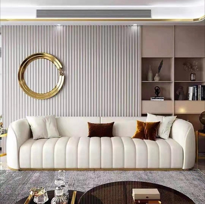 CBD轻奢北欧纳帕真皮沙发后现代简约小户型客厅双三人休闲网红沙