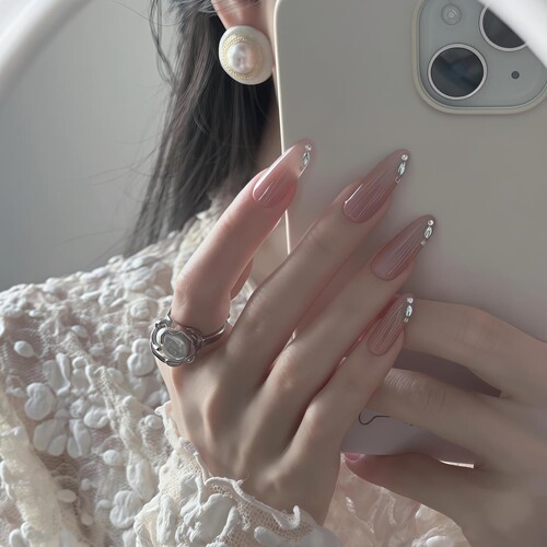 【月光流萤】手工穿戴美甲