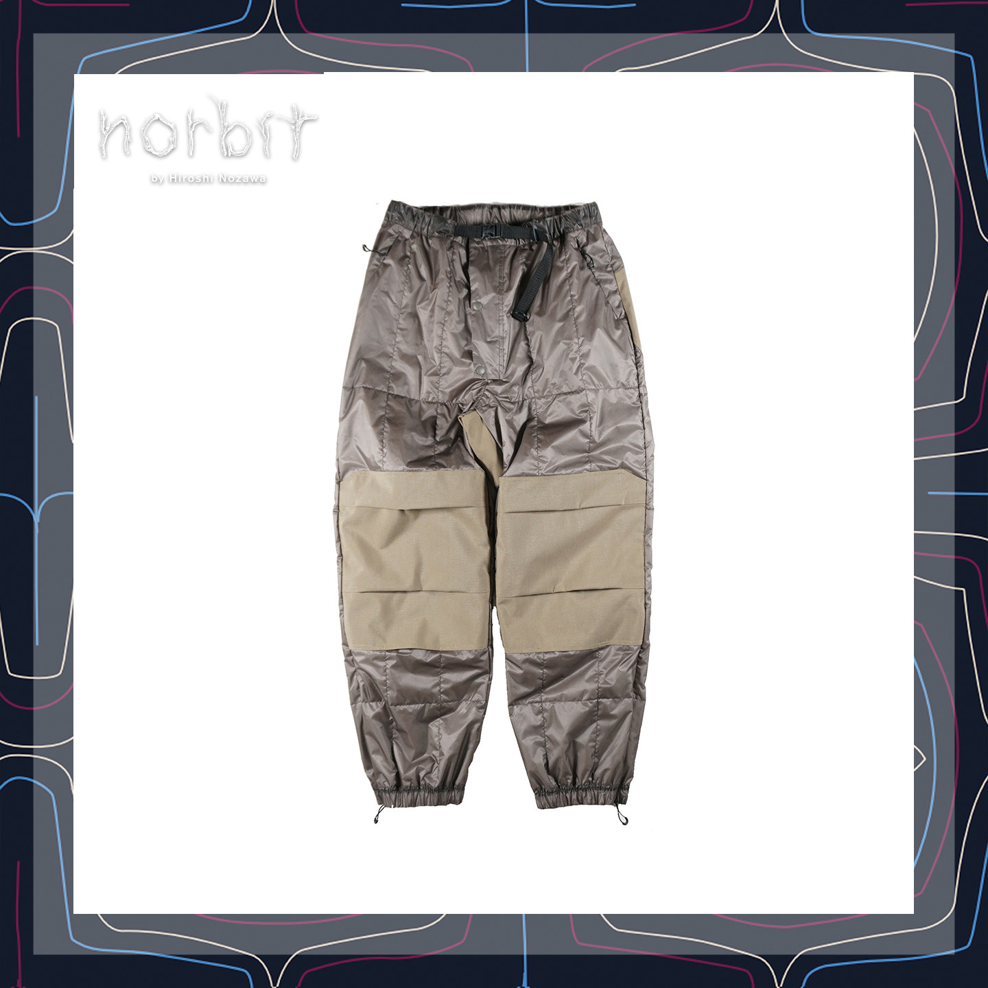 norbit（服饰）Norbit 日系复古金标P棉羽绒御寒长裤拼接款棉裤,男装,棉裤,淘宝优惠券,粉丝福利购,淘宝优惠卷