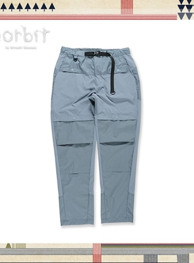 norbit日本山系户外露营风宽松裤高弹软壳防水透气运动休闲裤子