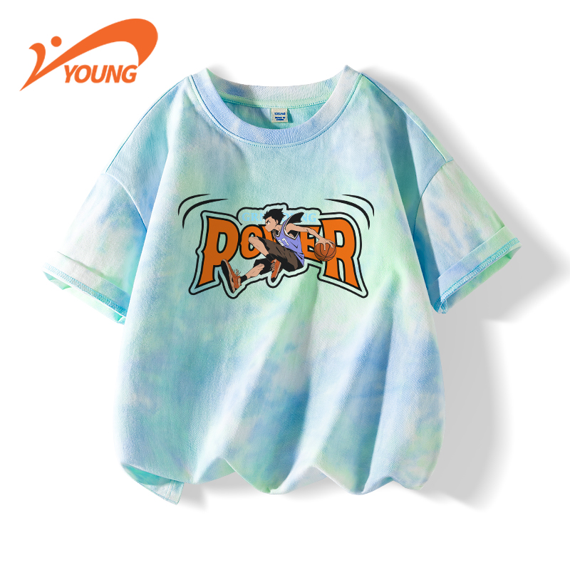 贵人鸟童装短袖纯棉T恤男童