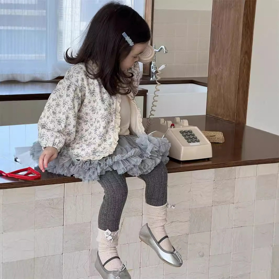 宝宝春装2026春款女宝早春衣服韩版童装女童穿搭套装儿童洋气外套