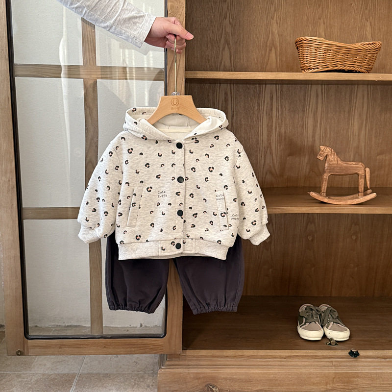 婴儿衣服春装男宝宝套装外套新款帅气一岁婴幼儿春秋季韩版两件套