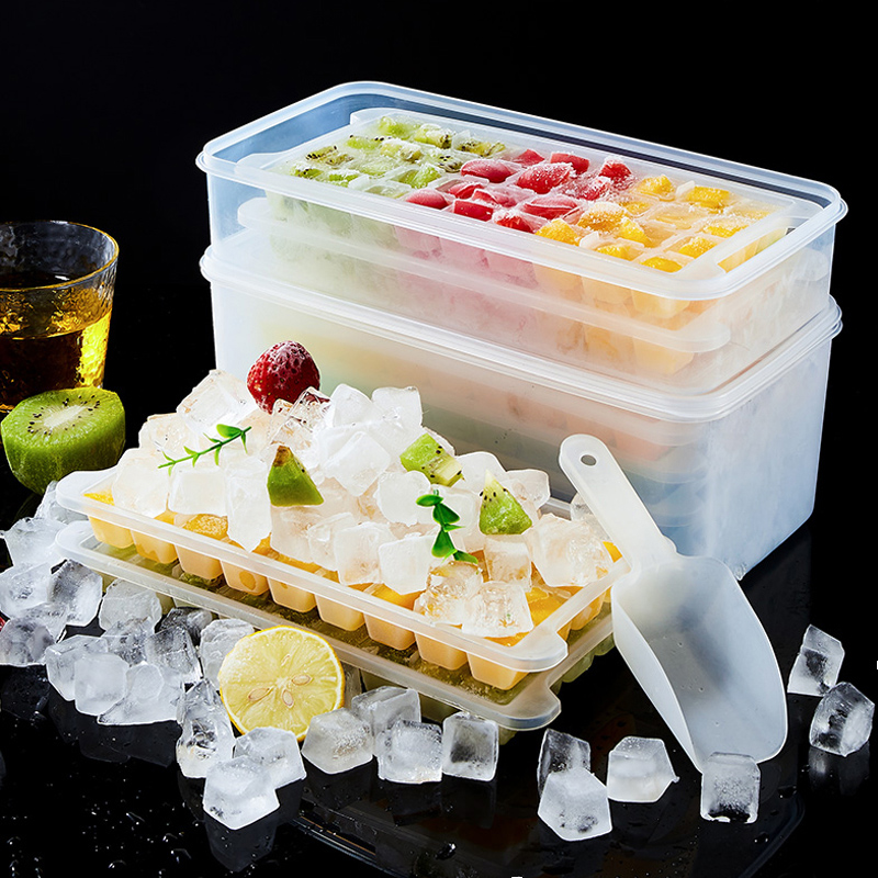 冻冰块模具家用大容量制冰器商用食品级大号制冰机小冰格摆摊神器