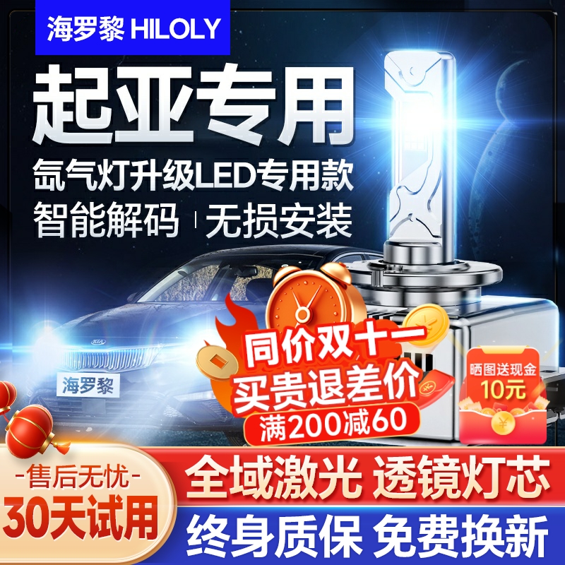 超强光汽车LED大灯远近一体