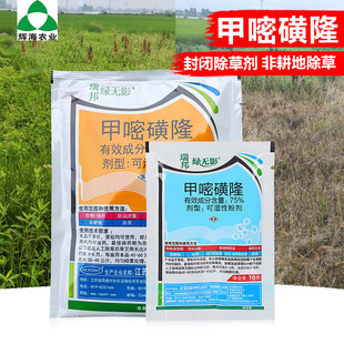 瑞邦绿无影 75%甲嘧磺隆甲密磺隆可湿性粉剂非耕地铁路公路除草剂