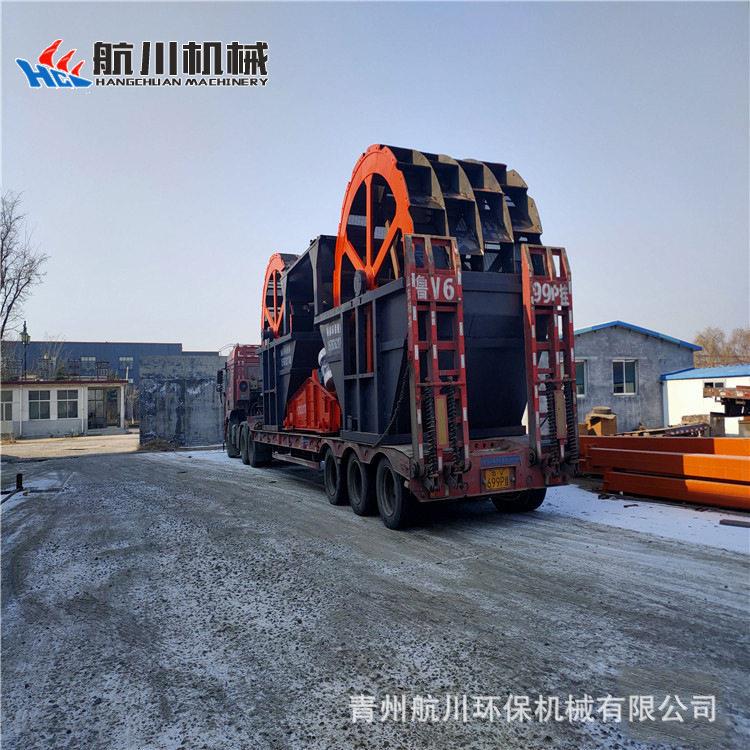 时产20吨0300吨水砂轮沙洗机洗砂IEC设备山东洗砂机生产厂家斗轮