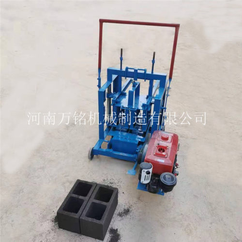 巩义2-45柴油动力制砖机一次成型空心砖砌块机土耳其柴油免烧砖机