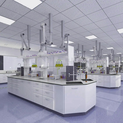 钢木实验台中央边台试验台全钢实验室工作台学校医院防静电操作台