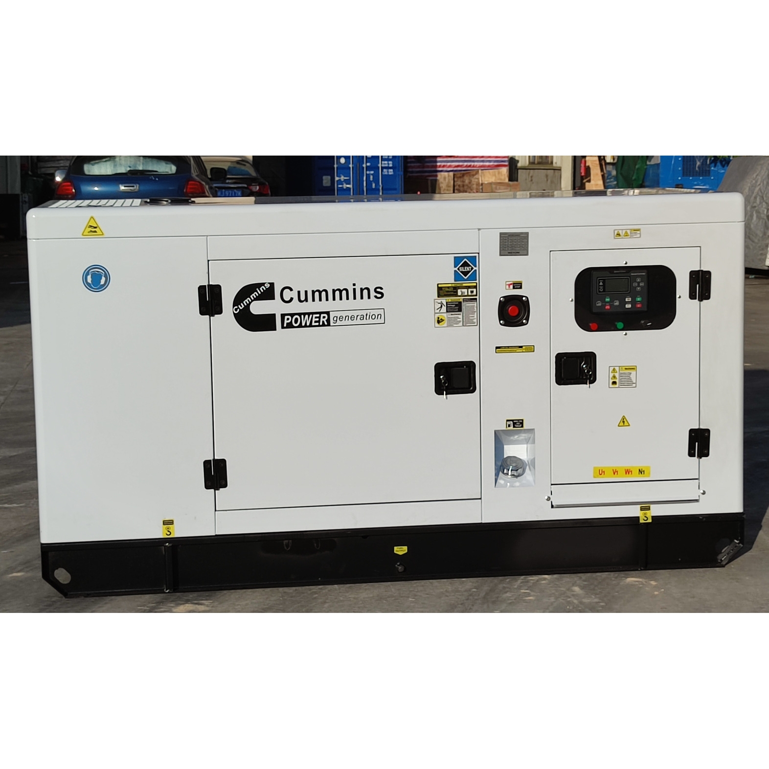 40KVA康明斯静音柴油发电机组C40D6频率60HZ单相220V/4BT3.9-G2