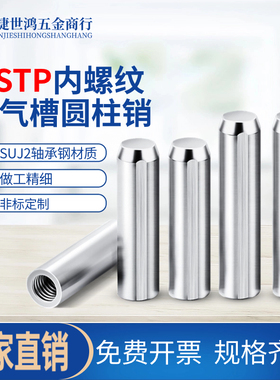 MSTP排气槽销钉GB120内螺纹圆柱销mstm轴承钢定位销汽车夹具模具