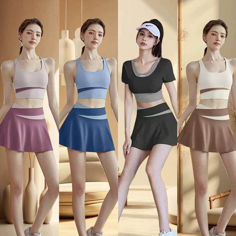 泳衣分体单件游泳速干两件套遮肉显瘦保守泡温泉学生运动背心裙子