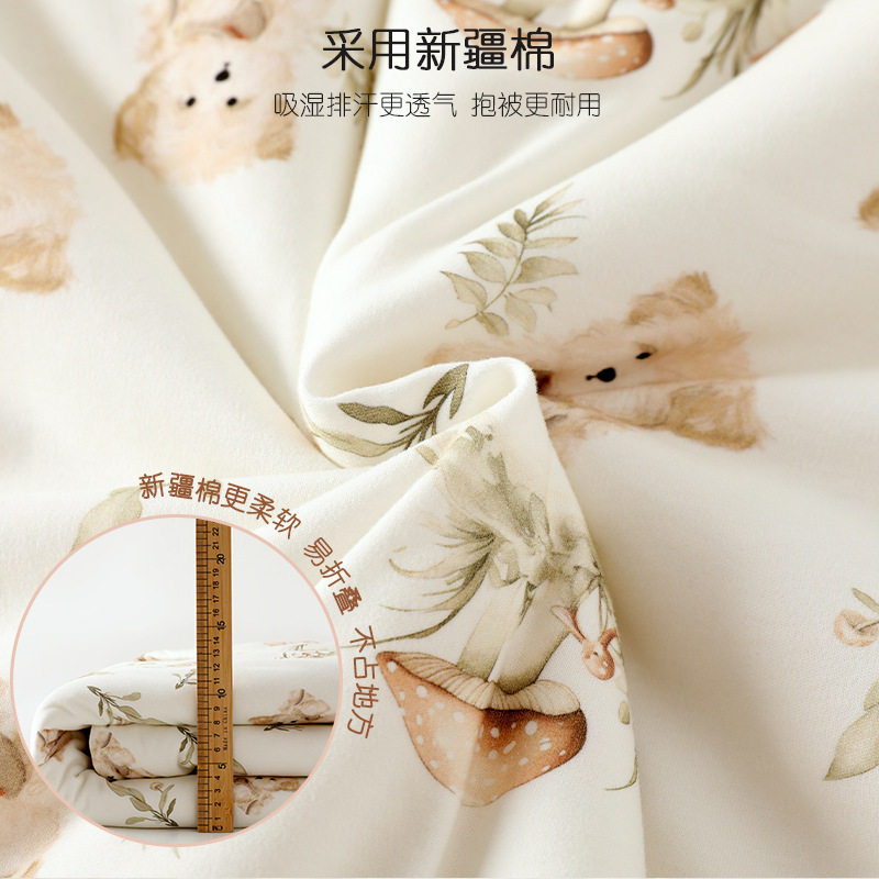 婴儿包被薄棉初生产房抱