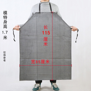橡胶防水围裙加长加厚围腰食品水产石材加大耐油屠宰劳保工业围裙