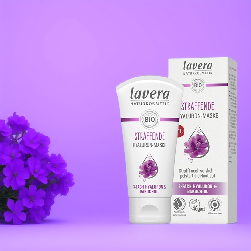 新品德国lavera雪绒花补骨脂酚清爽啫喱涂抹式面膜紧致植物视黄醇