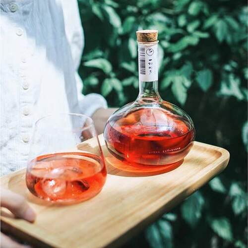 果酒瓶5玻璃空瓶酒00ml自酿酒ZWR葡萄酒青梅酒瓶红子一斤装酒瓶具