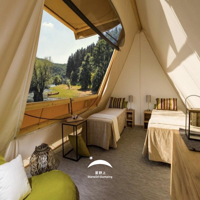 酒店帐营地网红打篷卡轻露营情XYS北极小镇住宿帐篷侣亲子度假村