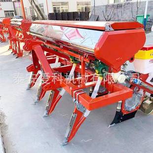 免耕铸钢材质悬浮8档可调深施肥悬浮玉米播种机2 6行悬浮精播机