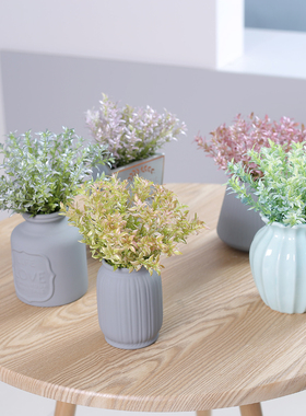 塑料办公室盆景绿植装饰花