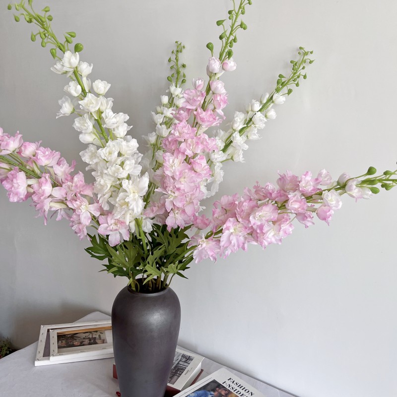 禹涵特大飞燕草田园仿真花风信子