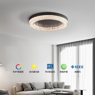 极简客厅吸顶灯现代简约高端设计师2024新款 意式 家用主卧室房间灯