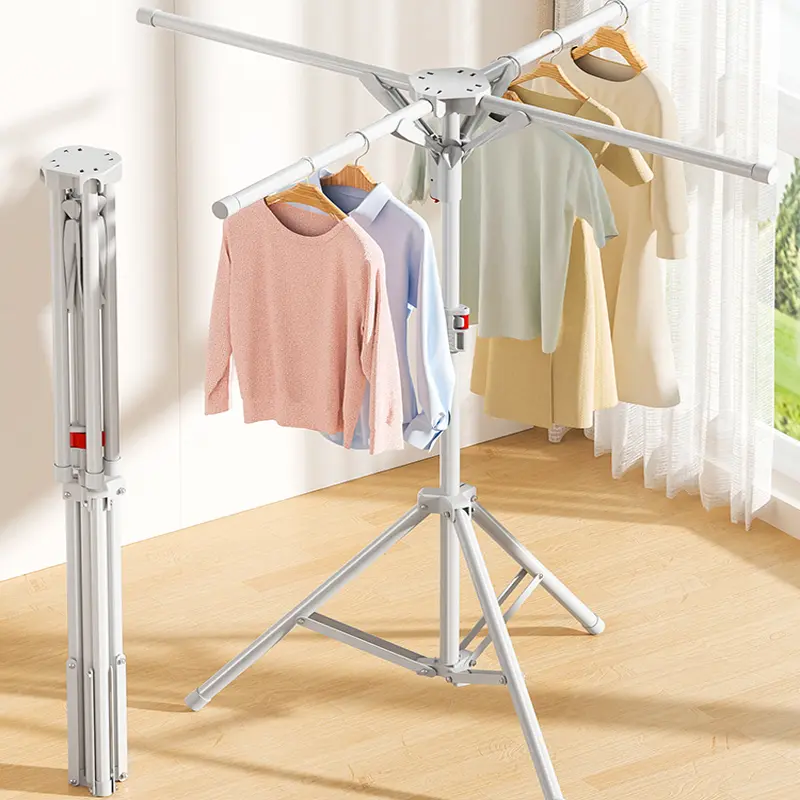 折叠晾衣架落地家用小型晾晒架