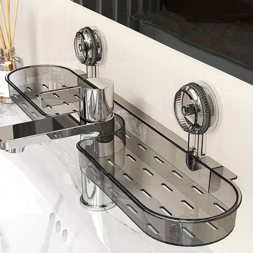 【超值好物】免打孔吸盘置物架