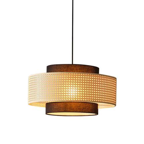 日式吊灯餐厅吧台火锅店饭厅茶室民宿客厅侘寂风复古藤编中山灯具,家装灯饰光源,客厅吊灯,淘宝优惠券,粉丝福利购,淘宝优惠卷