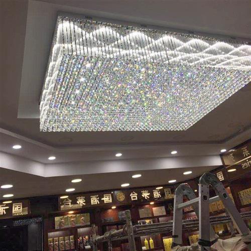 酒店非标工程灯水晶灯定制宴会珠宝别墅ktv客厅大厅吸顶灯超亮