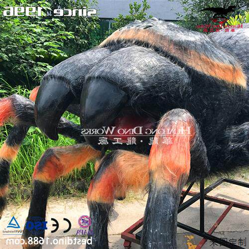 大型仿真昆虫厂家狼蛛来图制作博物馆参观展览逼真还原度高