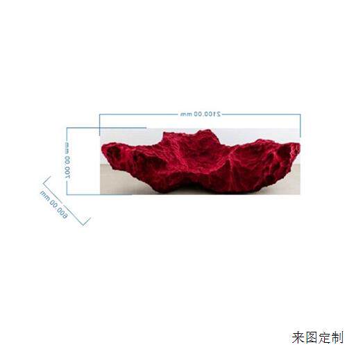 酒店大堂大型落地摆件别墅样板房装饰品售楼处抽象石头玻璃钢雕塑