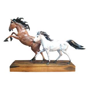 欧式摆件家居饰品乔迁开业礼品新款饰品铸铜骏马客厅办公室工艺品