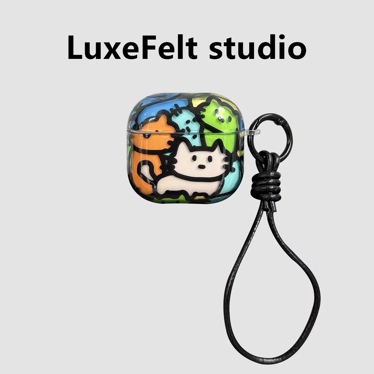LuxeFelt Studio适用苹果airpods4保护套airpod pro3 pro2耳机壳ins个性高级苹果保护壳小猫可爱耳机壳