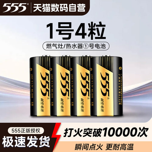 555大号电池2粒碱性电池