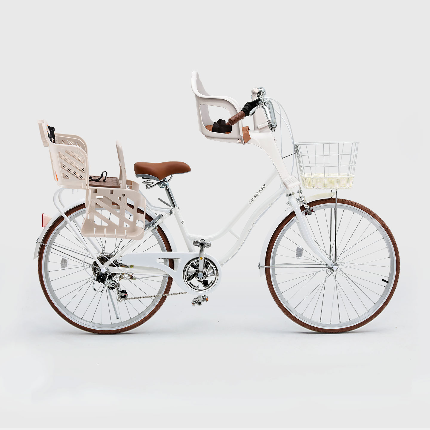 紐斯加自行車帶兒童座椅