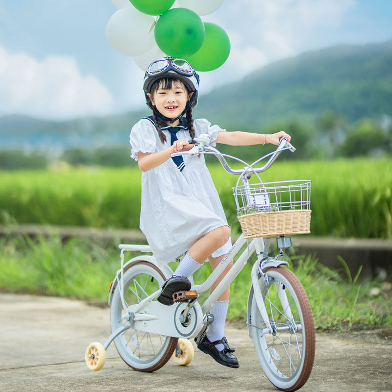 纽斯加儿童用自行车3到6岁骑行车三岁小型小朋友小童小孩子公主款