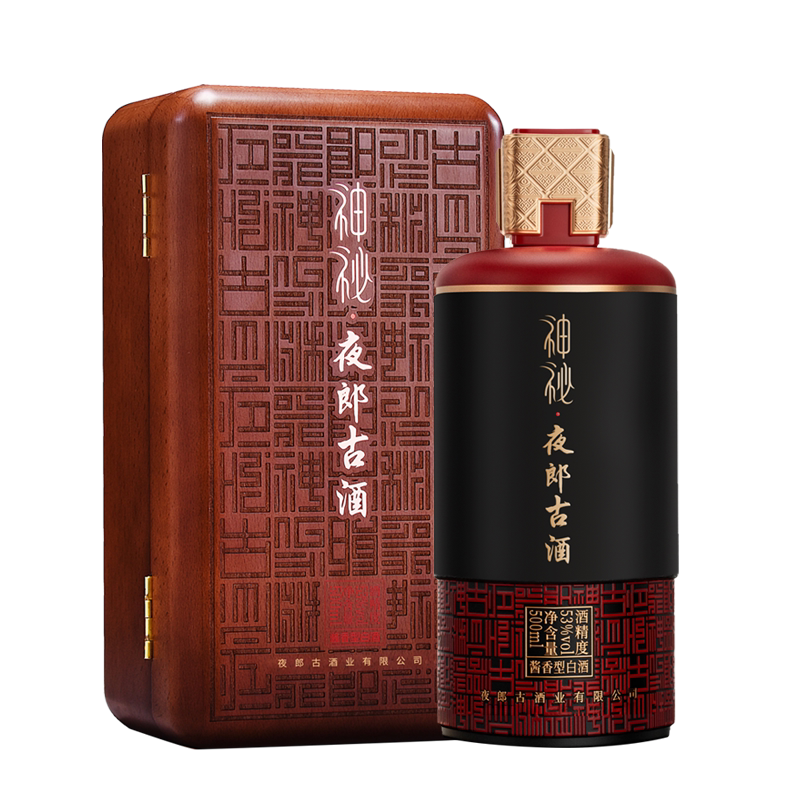 "夜郎古酒—神秘"53度500ml单瓶酱香型白酒礼盒装收藏送礼